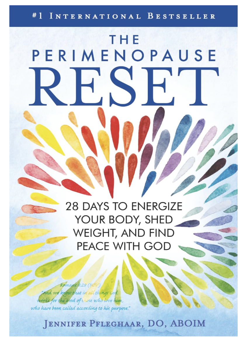 The Perimenopause Reset book cover by Dr. Jen Pfleghaar, DO